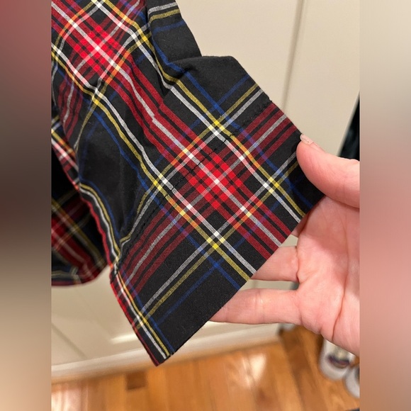 Crewcuts holiday plaid top in size 4-5 - Picture 4 of 6